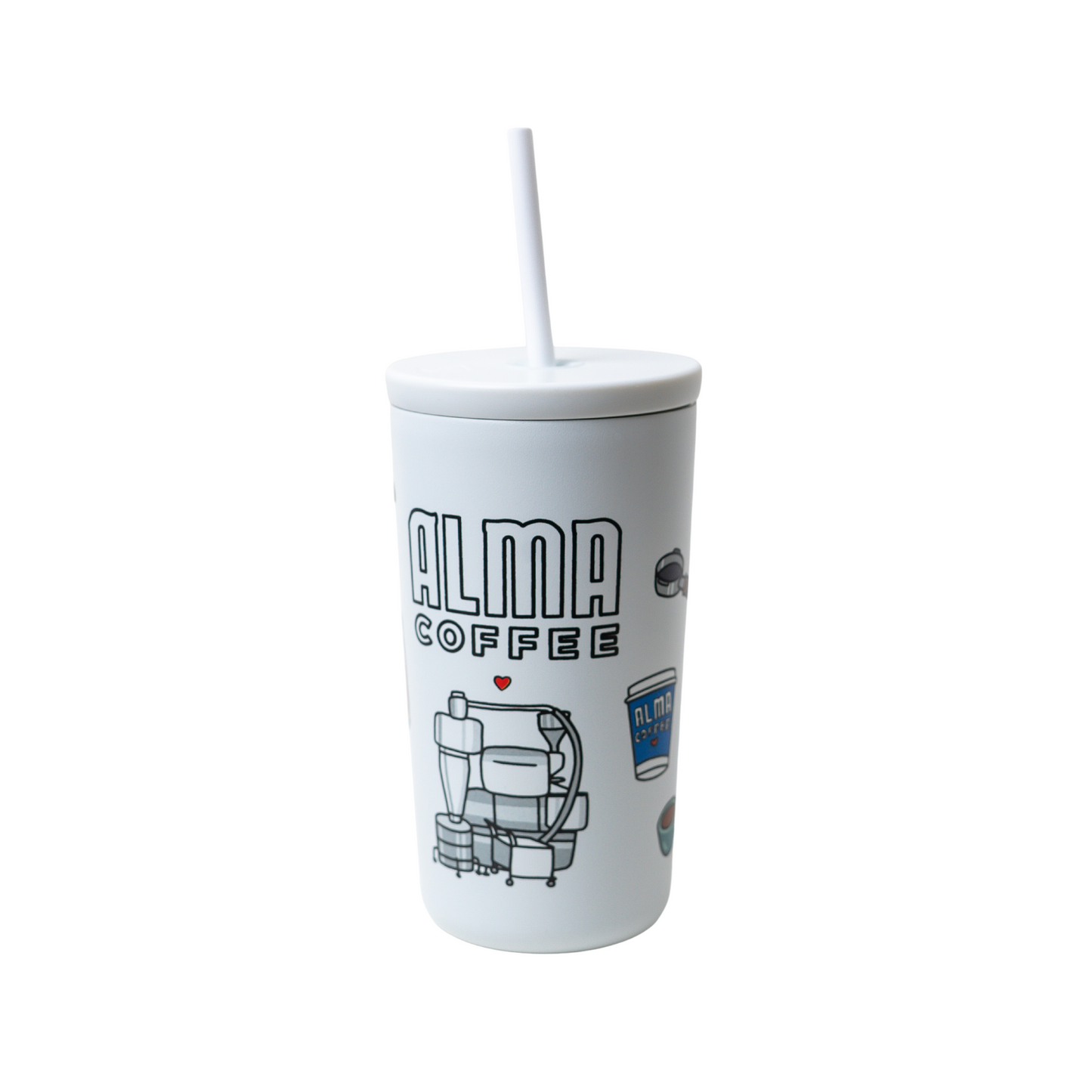 white cold cup