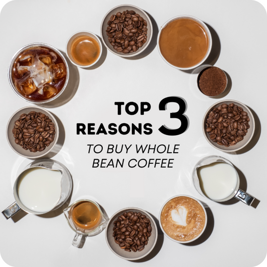 Top 3 Reasons to Buy Whole Bean Coffee