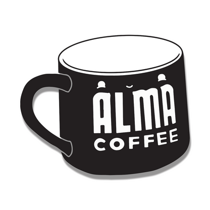 Alma Coffee Mug Enamel Pin