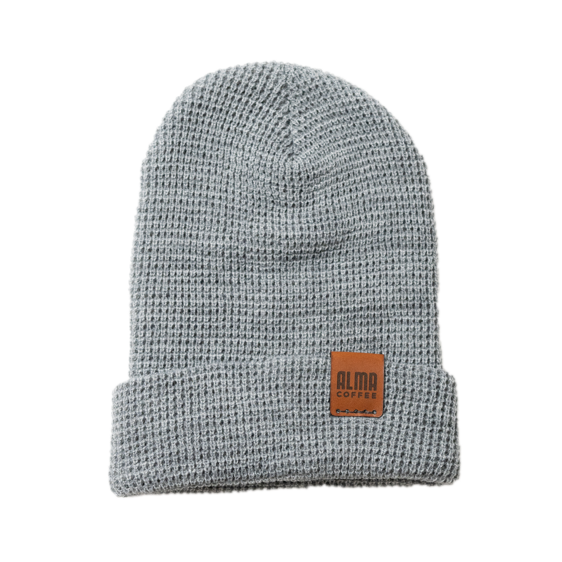 Leather Stamped Beanie – Alma Coffee
